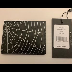 MZ Wallace Spider Web Pattern Card Case- NWT
